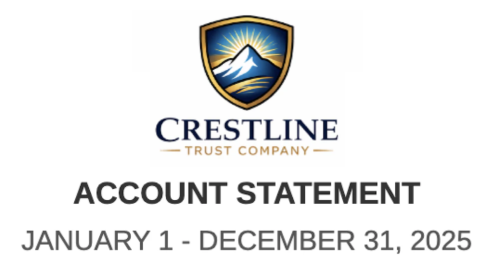 A client statement generated from the ledger showing principal and income activity for the period