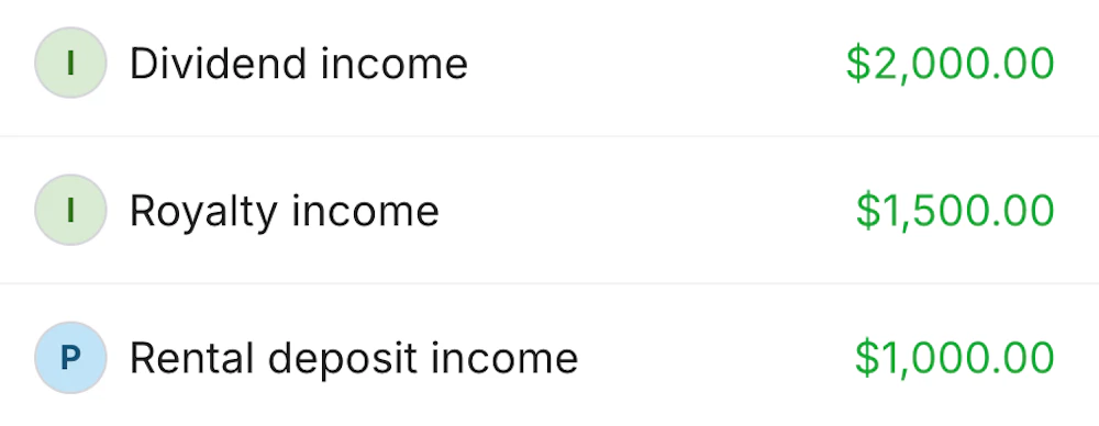 A trust transaction with principal/income classification visible on the entry